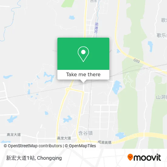 新宏大道1站 map