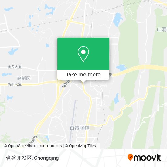 含谷开发区 map