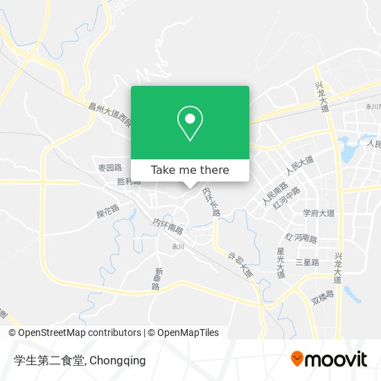 学生第二食堂 map