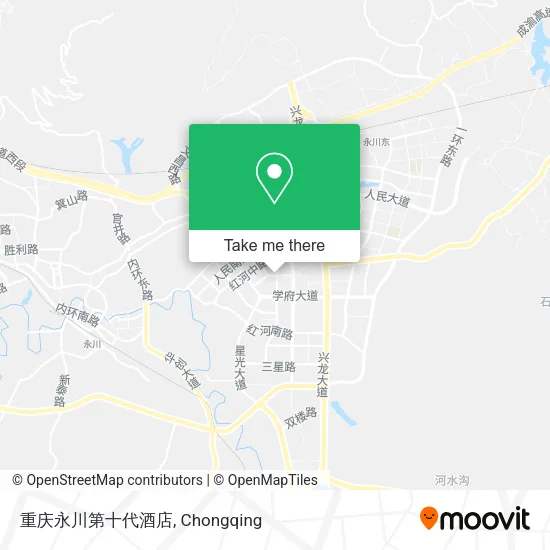 重庆永川第十代酒店 map