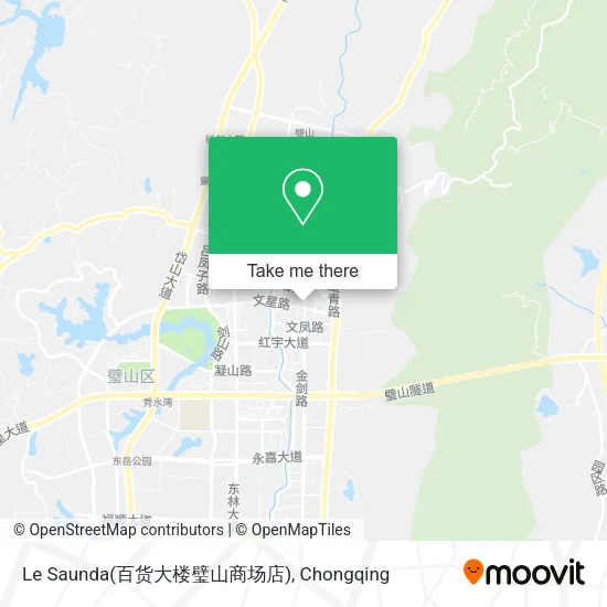 Le Saunda(百货大楼璧山商场店) map