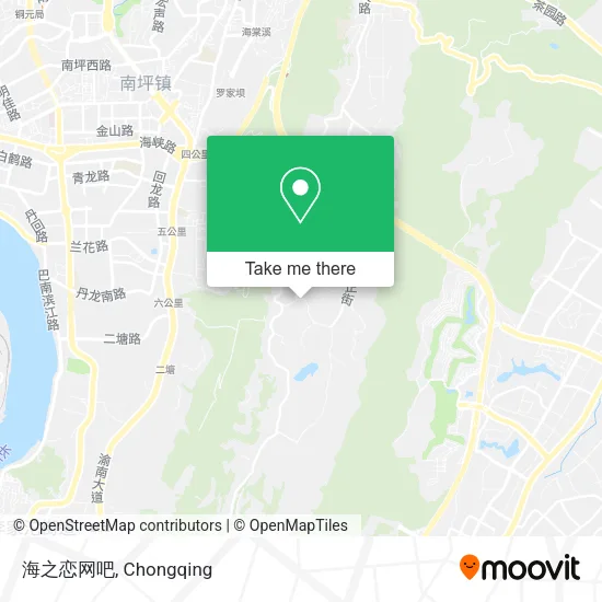 海之恋网吧 map