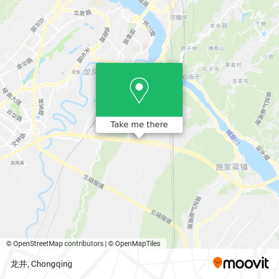 龙井 map