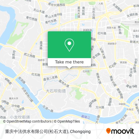 重庆中法供水有限公司(松石大道) map