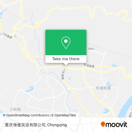 重庆海傲实业有限公司 map