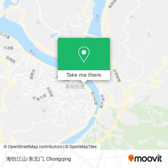 海怡江山-东北门 map