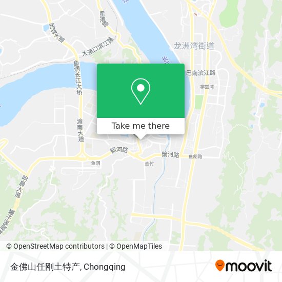 金佛山任刚土特产 map