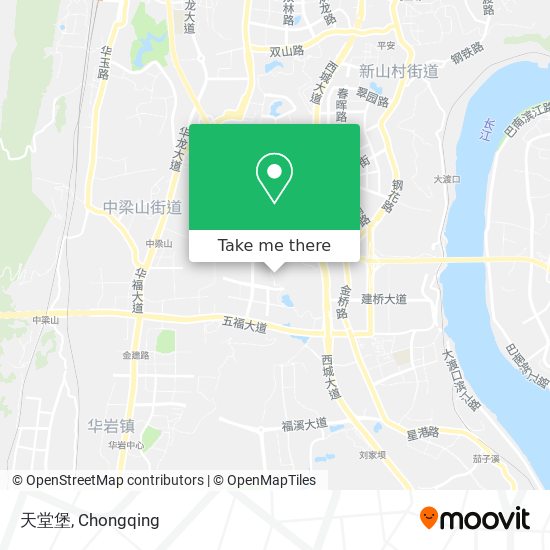 天堂堡 map