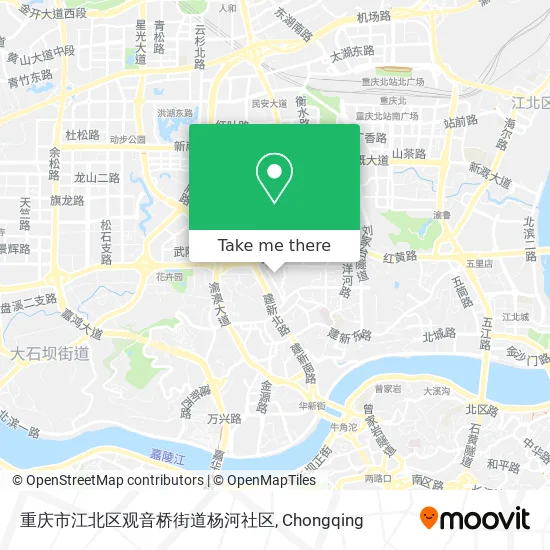 重庆市江北区观音桥街道杨河社区 map