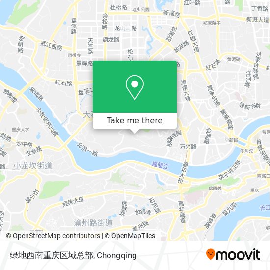 绿地西南重庆区域总部 map