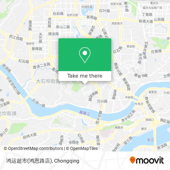 鸿运超市(鸿恩路店) map