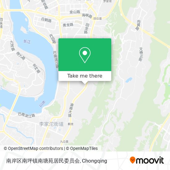 南岸区南坪镇南塘苑居民委员会 map
