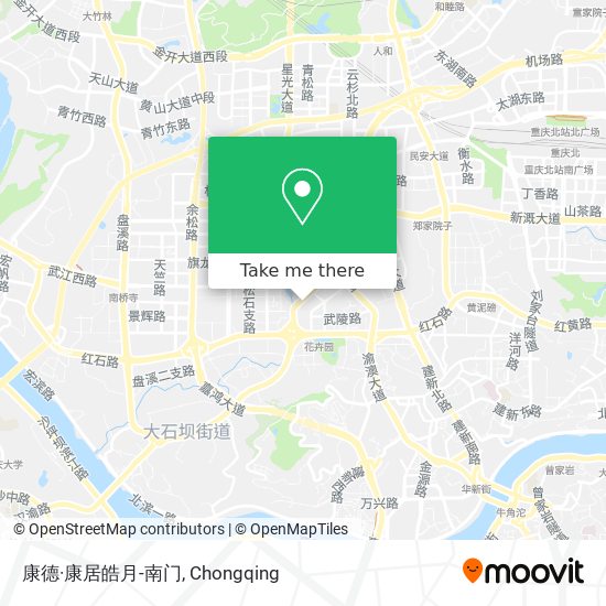 康德·康居皓月-南门 map