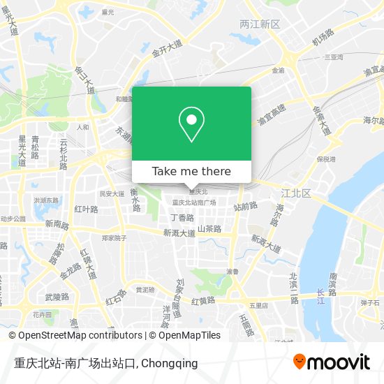 重庆北站-南广场出站口 map