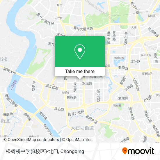 松树桥中学(B校区)-北门 map