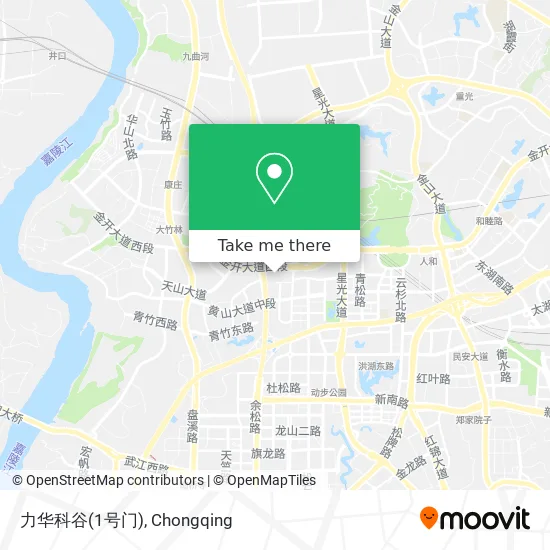 力华科谷(1号门) map