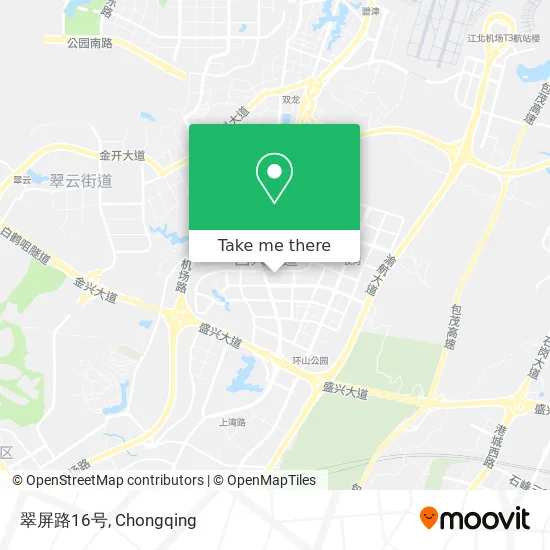 翠屏路16号 map