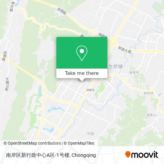 南岸区新行政中心A区-1号楼 map