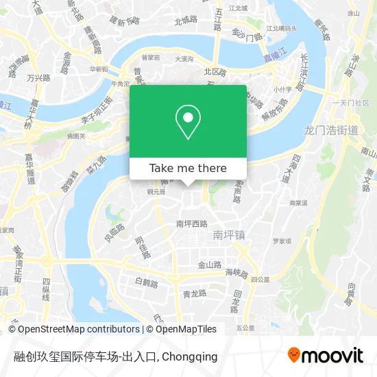 融创玖玺国际停车场-出入口 map