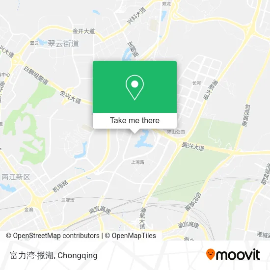 富力湾·揽湖 map