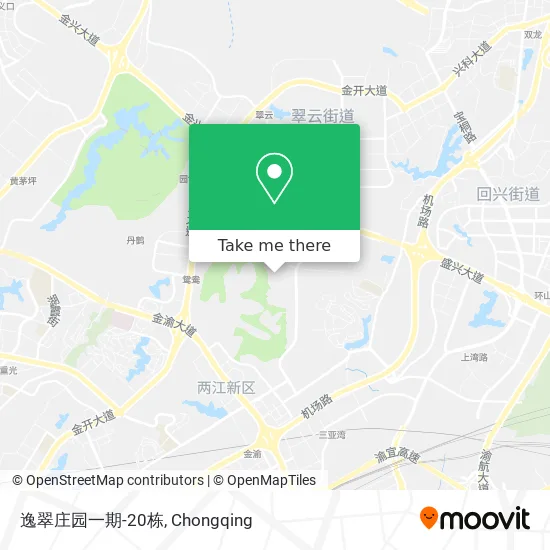 逸翠庄园一期-20栋 map