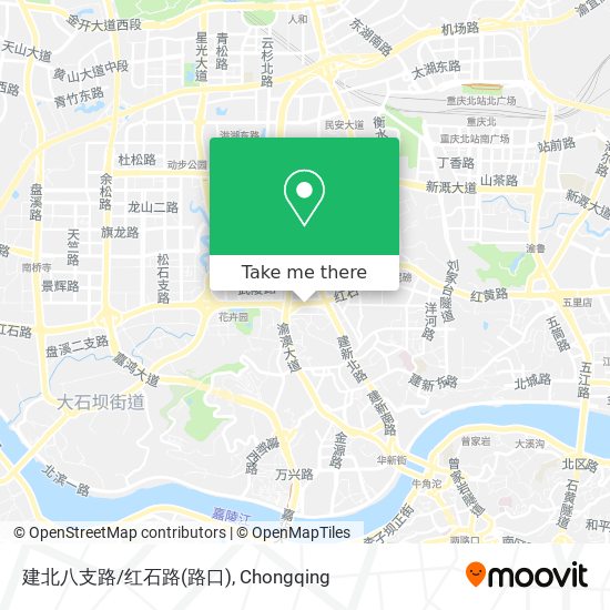 建北八支路/红石路(路口) map