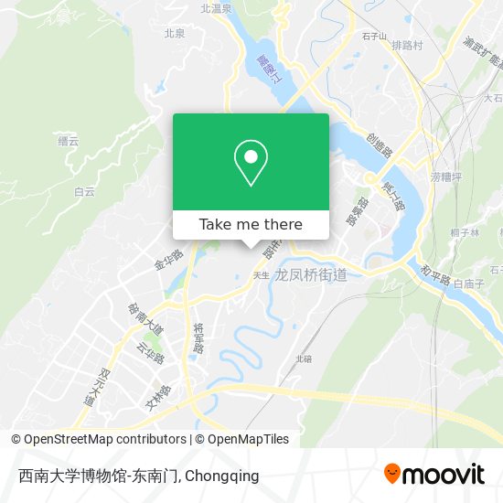 西南大学博物馆-东南门 map