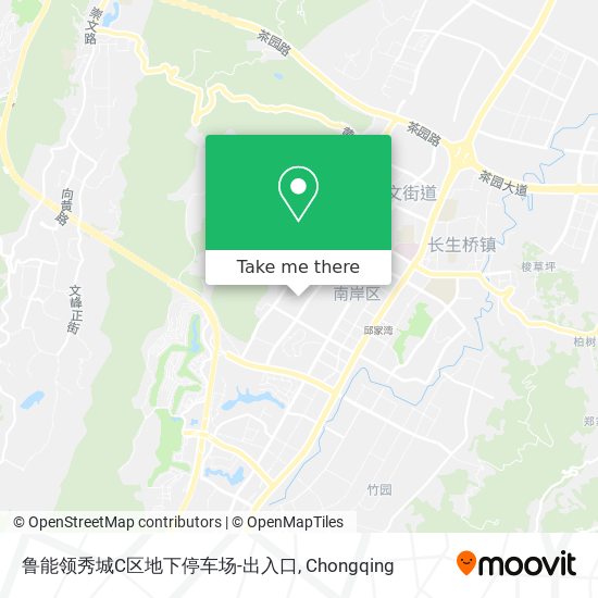 鲁能领秀城C区地下停车场-出入口 map