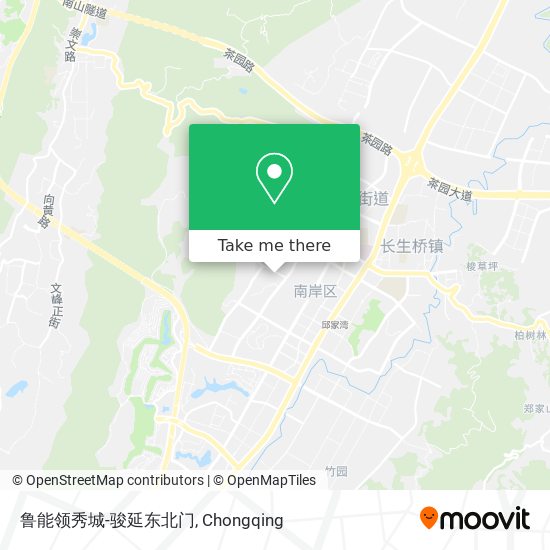 鲁能领秀城-骏延东北门 map