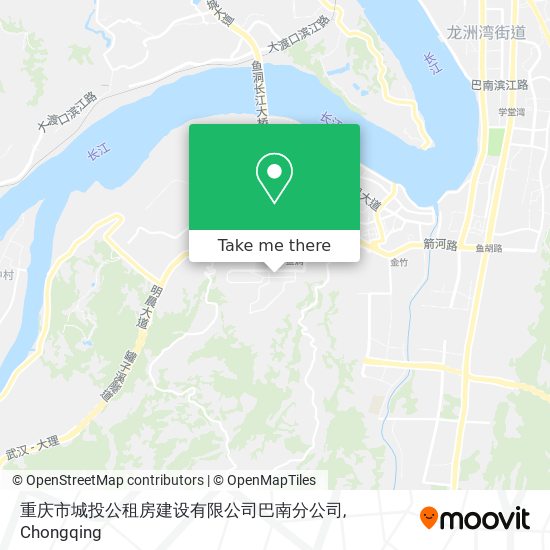 重庆市城投公租房建设有限公司巴南分公司 map