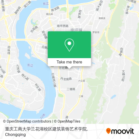 重庆工商大学兰花湖校区建筑装饰艺术学院 map