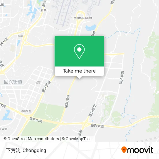 下荒沟 map