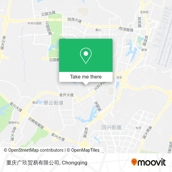重庆广玖贸易有限公司 map