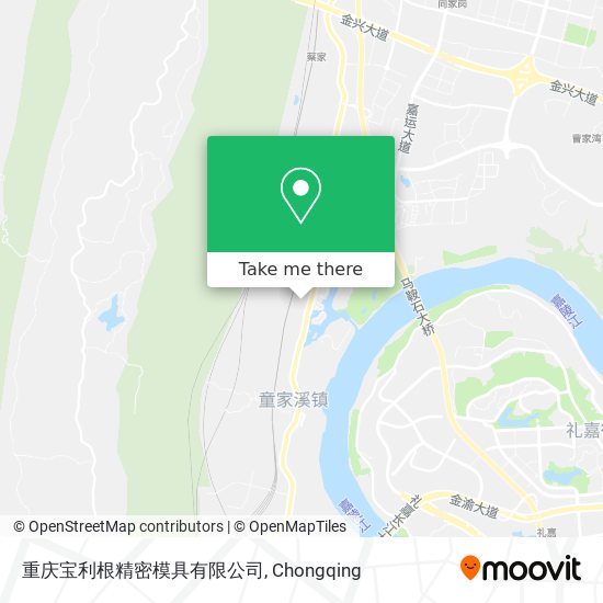 重庆宝利根精密模具有限公司 map