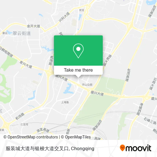 服装城大道与银梭大道交叉口 map