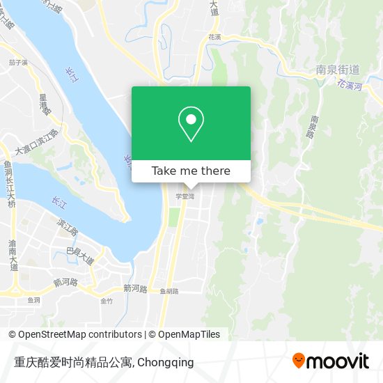 重庆酷爱时尚精品公寓 map