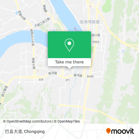 巴县大道 map