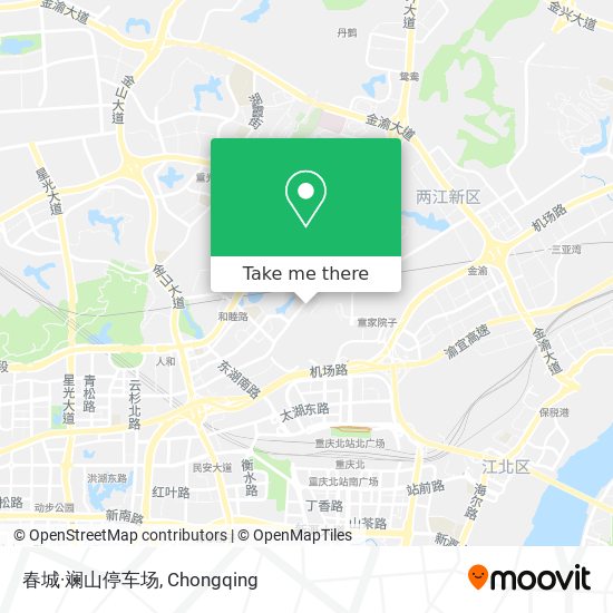 春城·斓山停车场 map