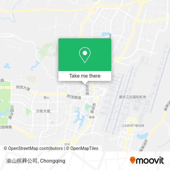渝山殡葬公司 map