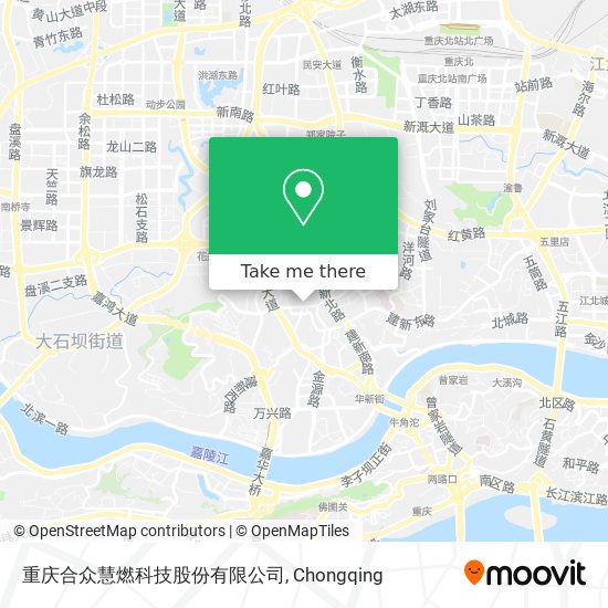 重庆合众慧燃科技股份有限公司 map