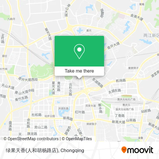 绿果天香(人和胡杨路店) map