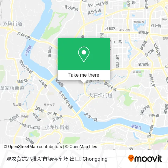 观农贸冻品批发市场停车场-出口 map