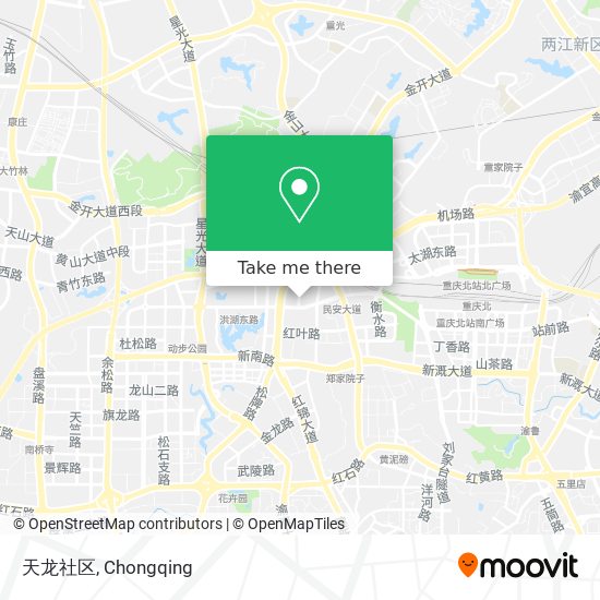 天龙社区 map