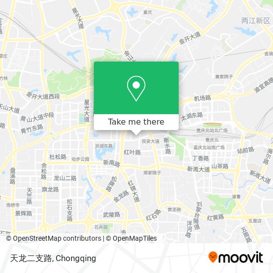 天龙二支路 map