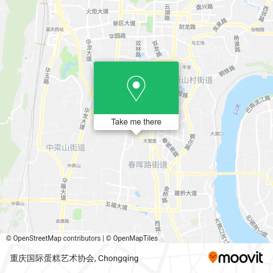 重庆国际蛋糕艺术协会 map