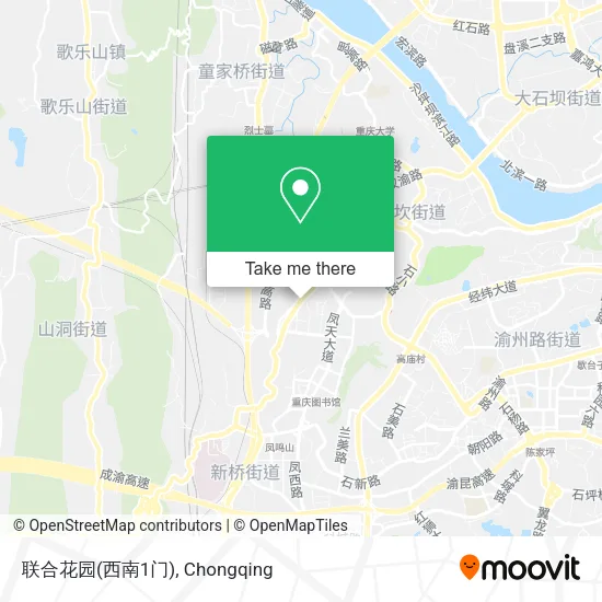 联合花园(西南1门) map