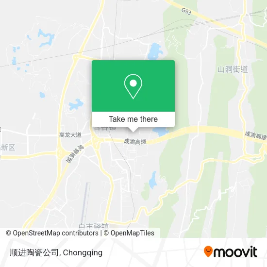 顺进陶瓷公司 map
