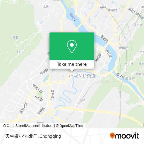 天生桥小学-北门 map
