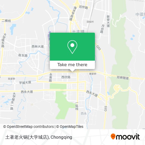 土著老火锅(大学城店) map