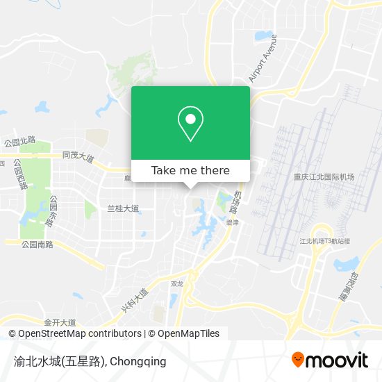 渝北水城(五星路) map